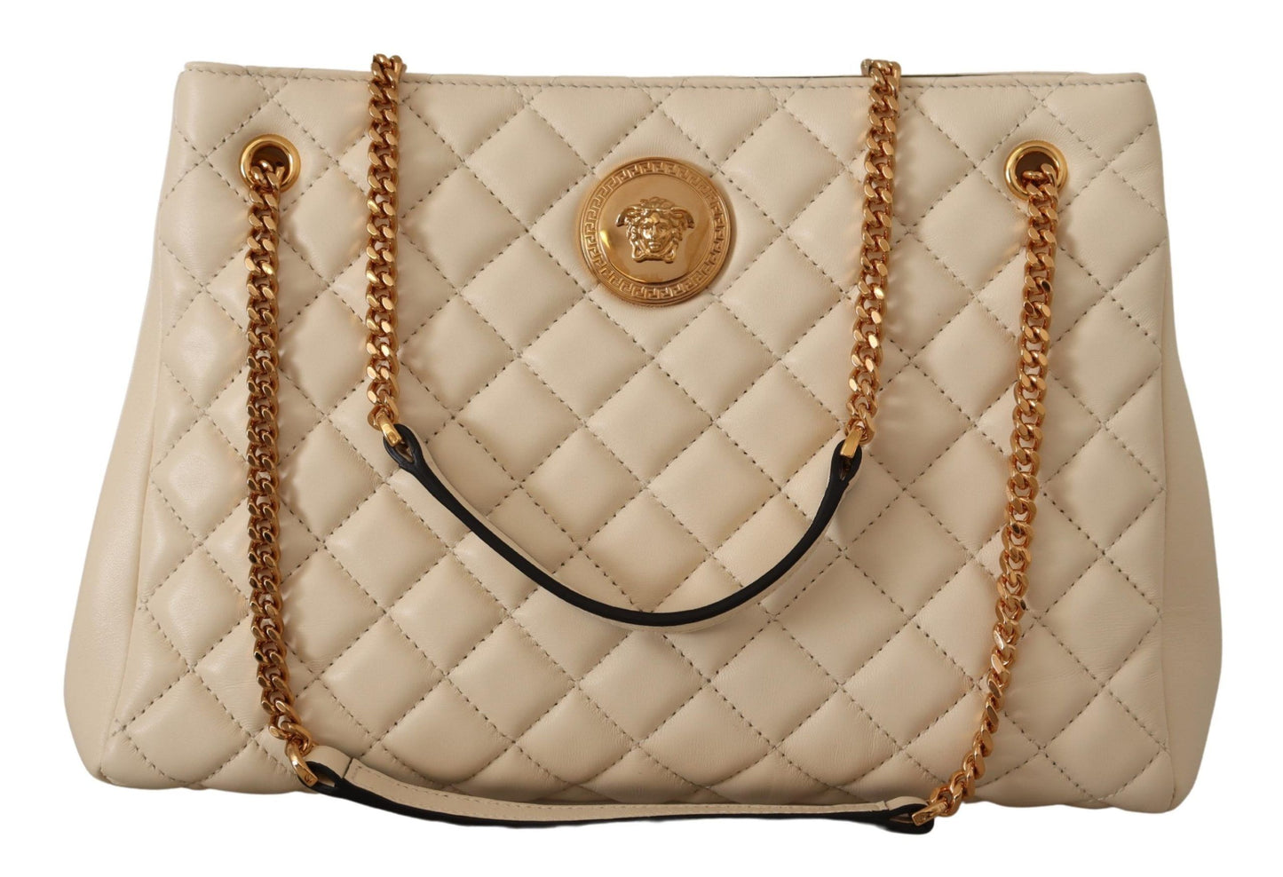 Versace Elegant Quiltet Nappa-lædertote