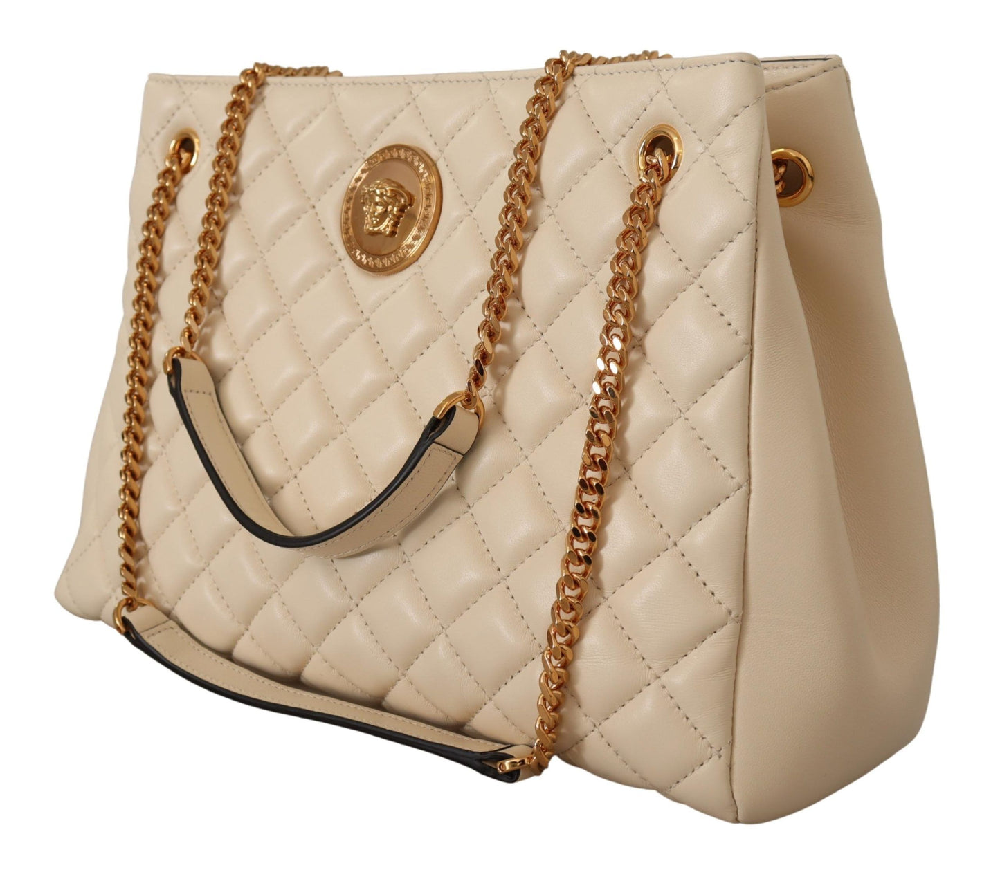 Versace Elegant Quiltet Nappa-lædertote