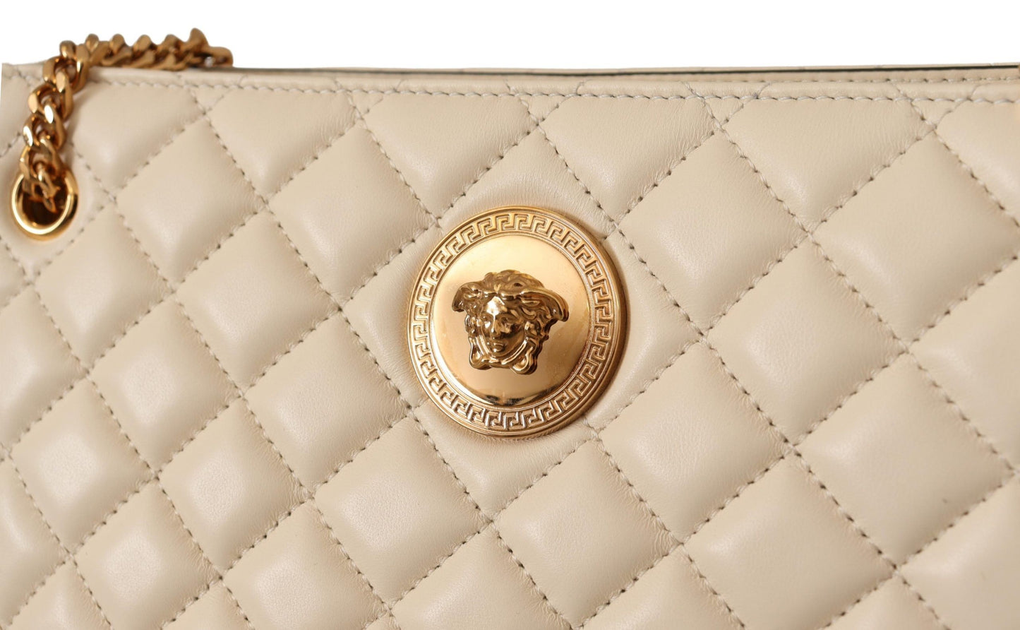 Versace Elegant Quiltet Nappa-lædertote