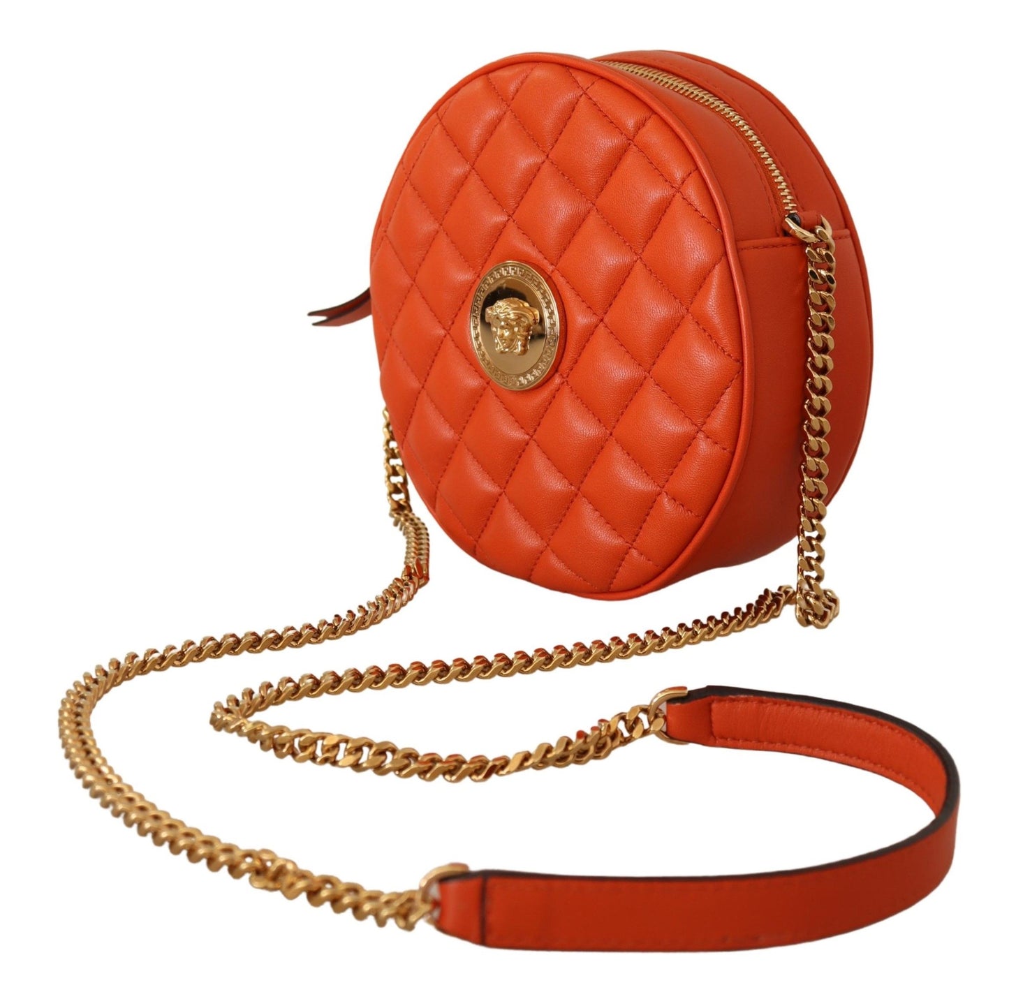 Versace elegant rund nappa-læder Crossbody-taske