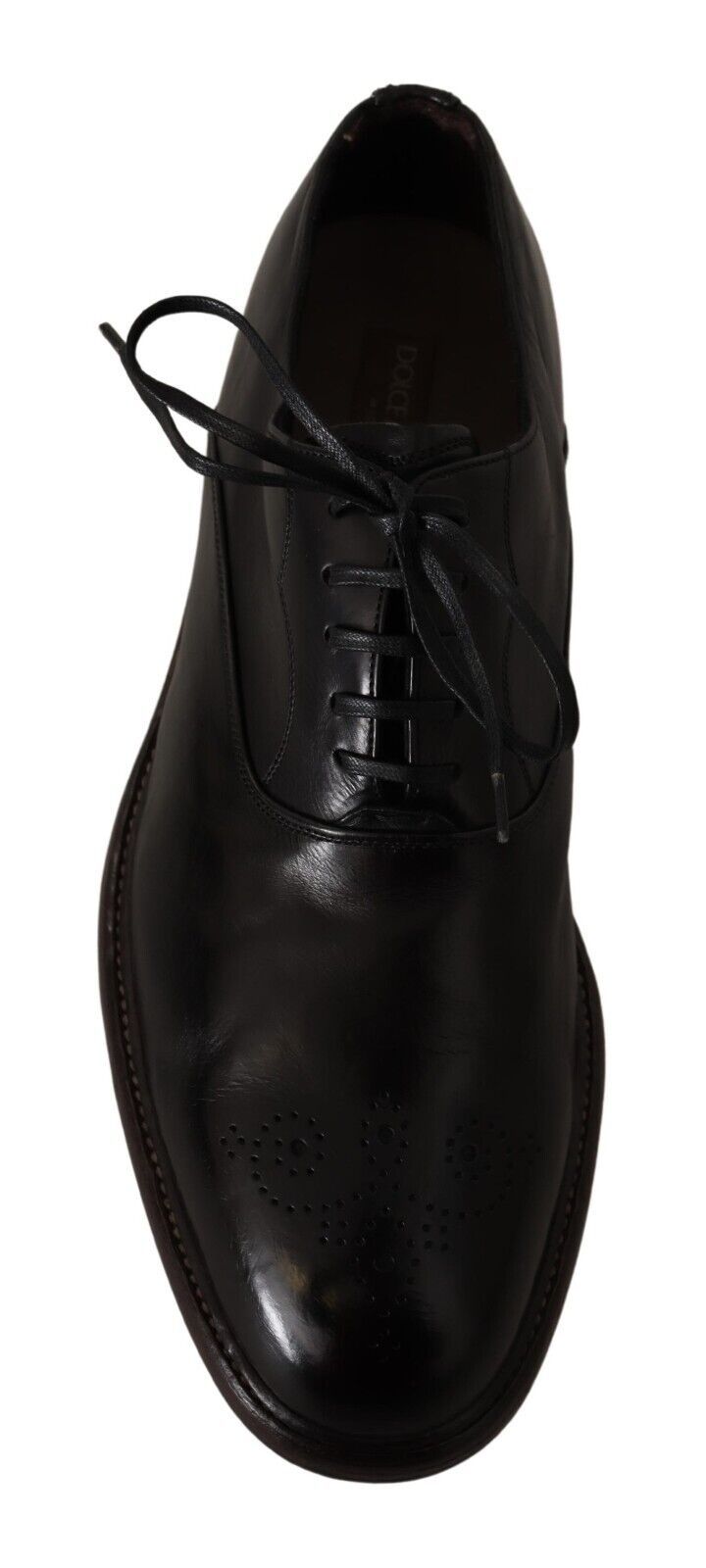 Dolce &amp; Gabbana Pantofi formali eleganti derby din piele neagra