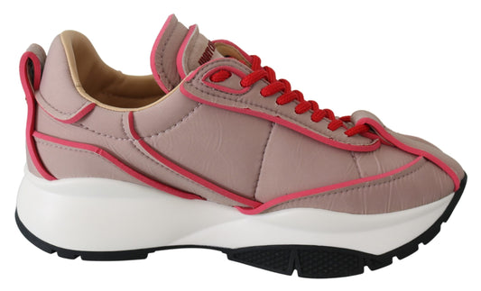 Jimmy Choo Ballet Pink Chic polstrede sneakers