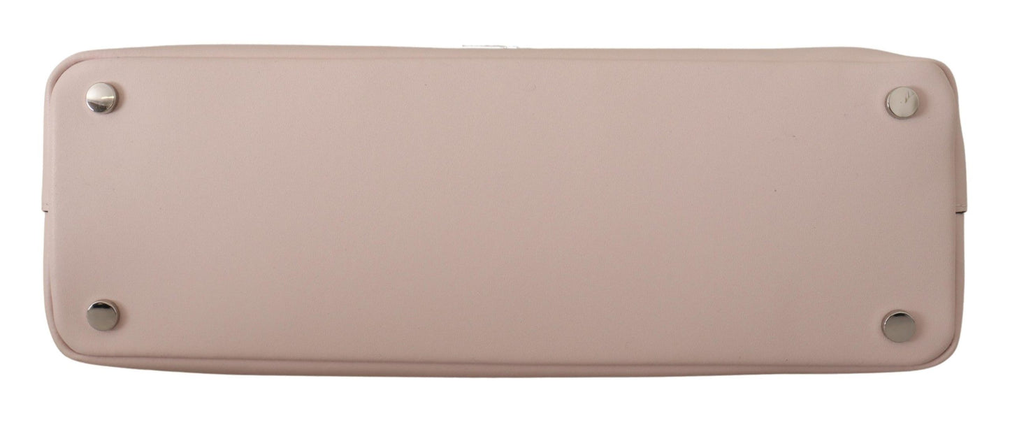 Karl Lagerfeld Elegant Mauve Chalk læder skuldertaske