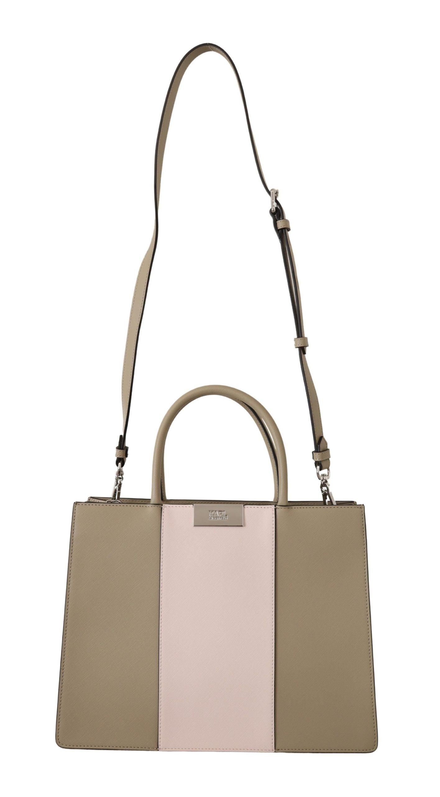 Karl Lagerfeld Elegant Sage Green Tote skuldertaske