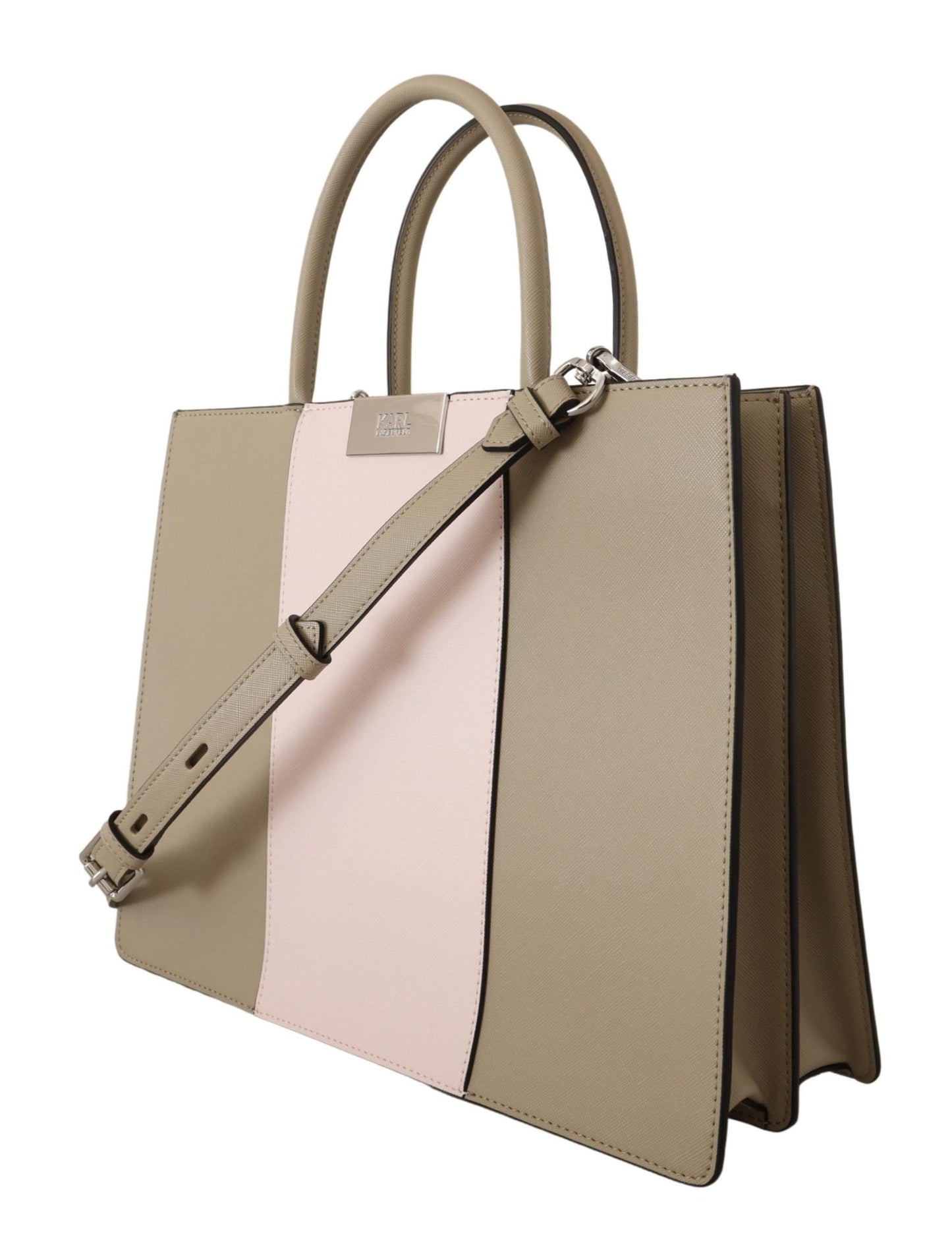 Karl Lagerfeld Elegant Sage Green Tote skuldertaske