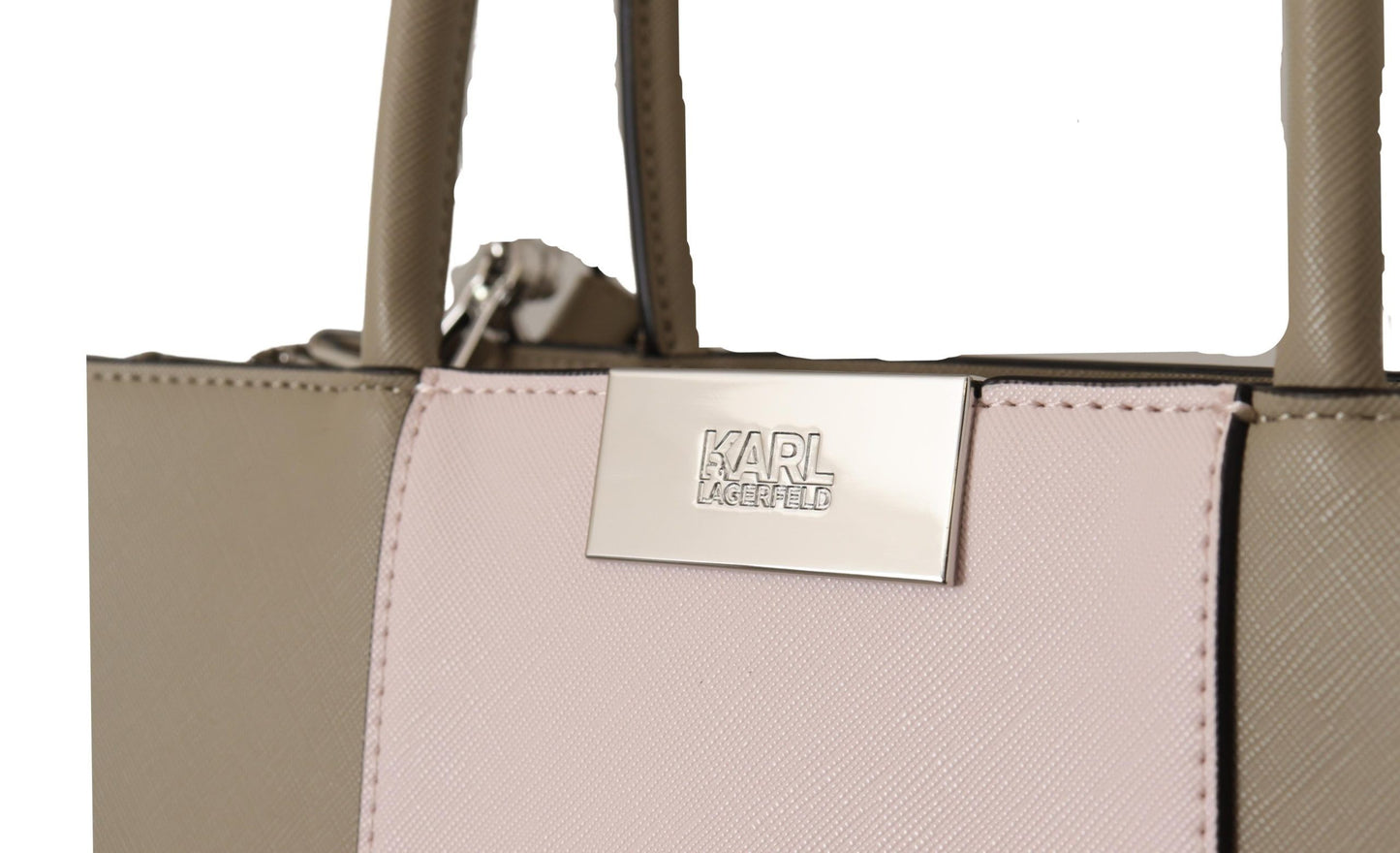 Karl Lagerfeld Elegant Sage Green Tote skuldertaske