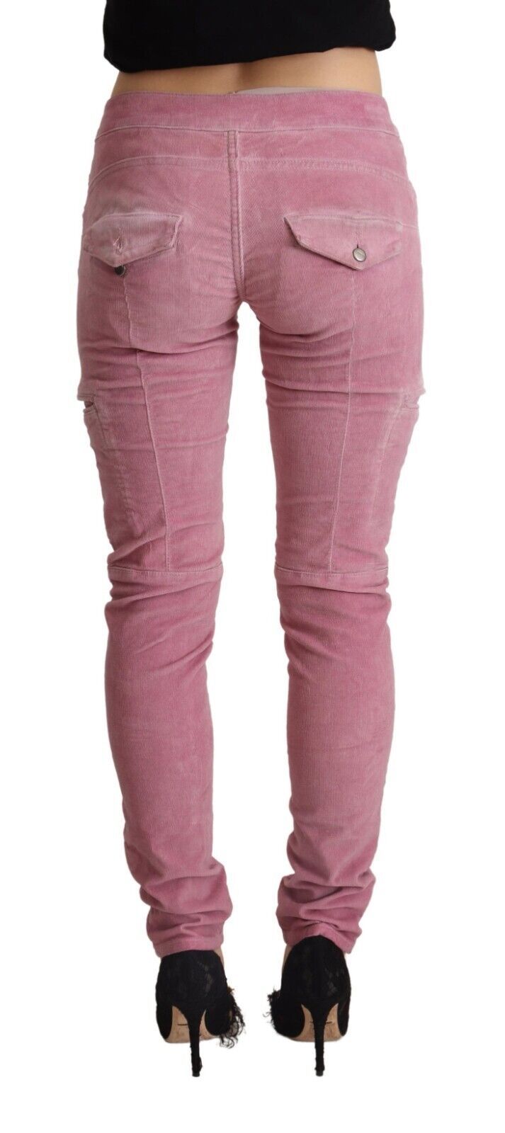 Acht Chic Pink Skinny Jeans med lav talje