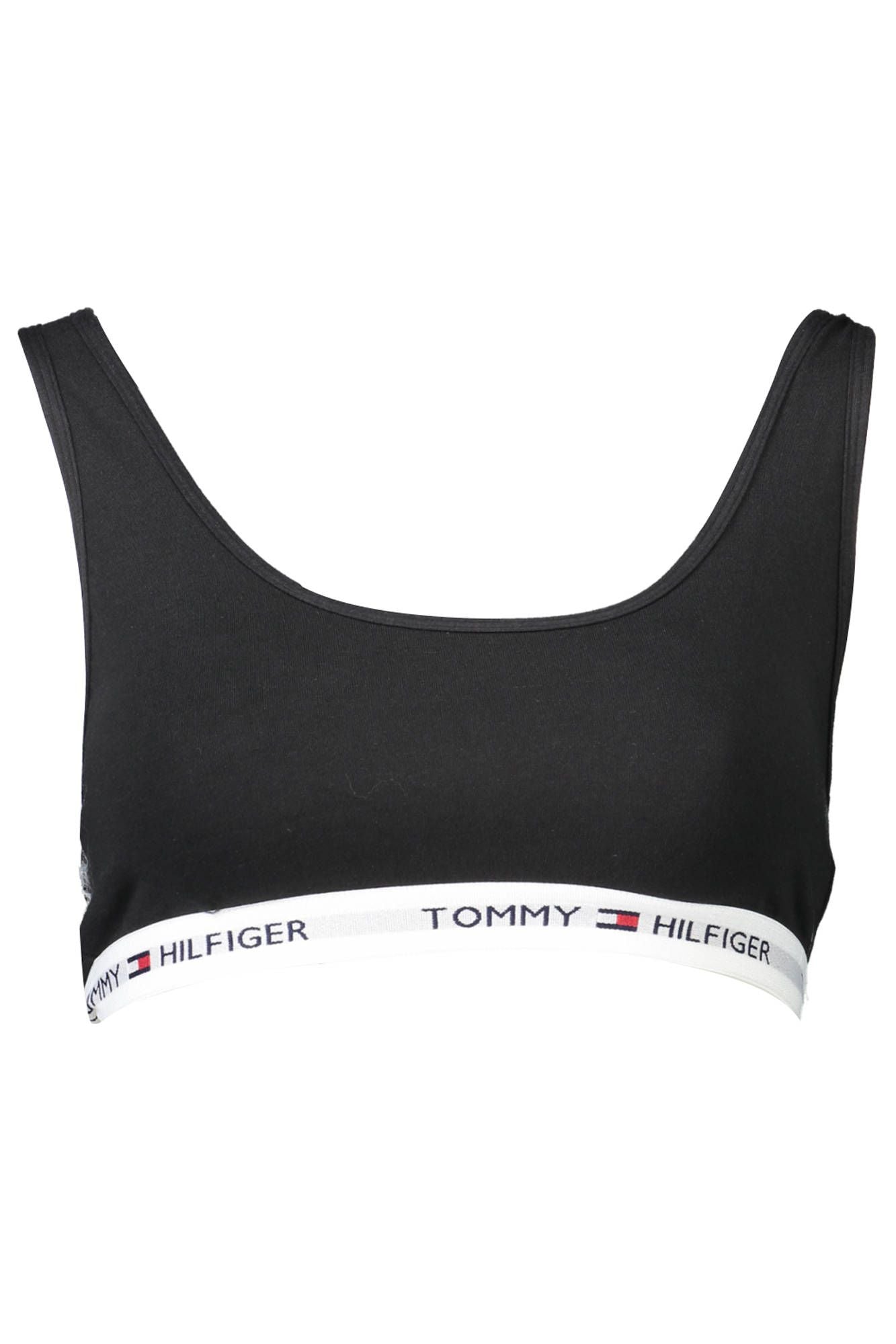 Tommy Hilfiger Sort bomuld Dame Sports BH