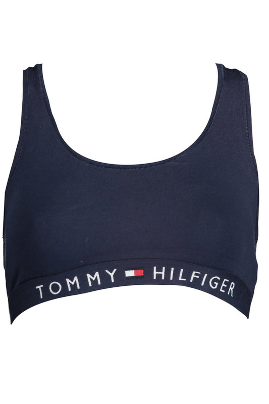 Tommy Hilfiger Blå Bomuld Sports BH til kvinder