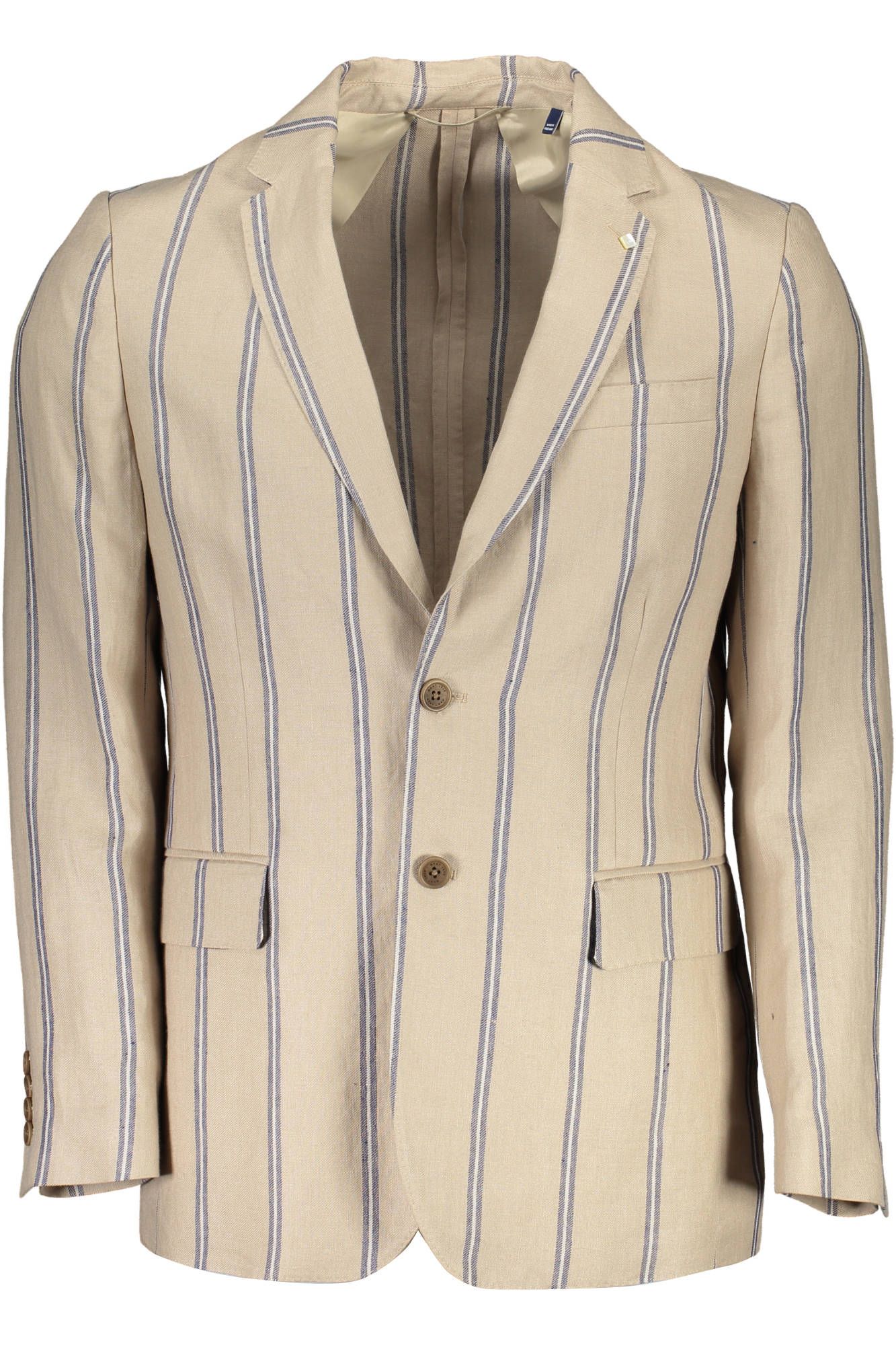 Gant Beige Linen Men Jacket