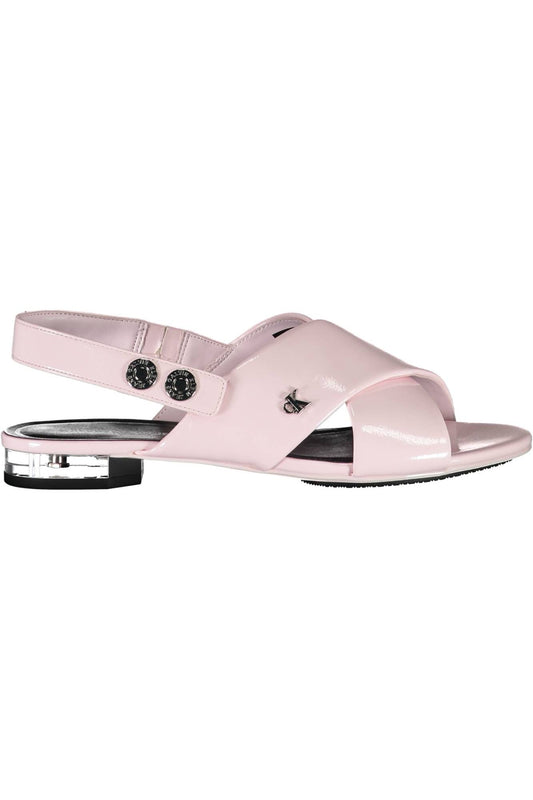 Calvin Klein Pink Polyethylene Dame Sandal