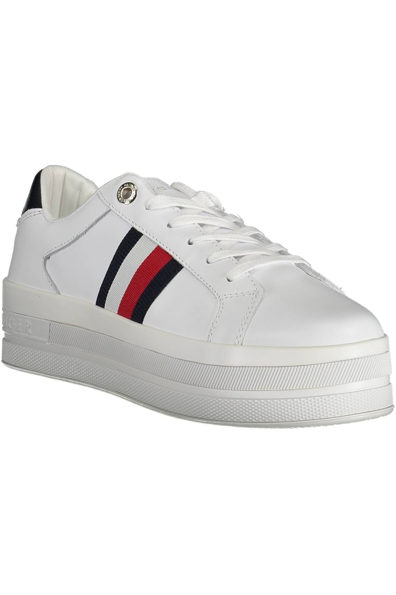 Tommy Hilfiger hvid polyethylen sneaker til kvinder