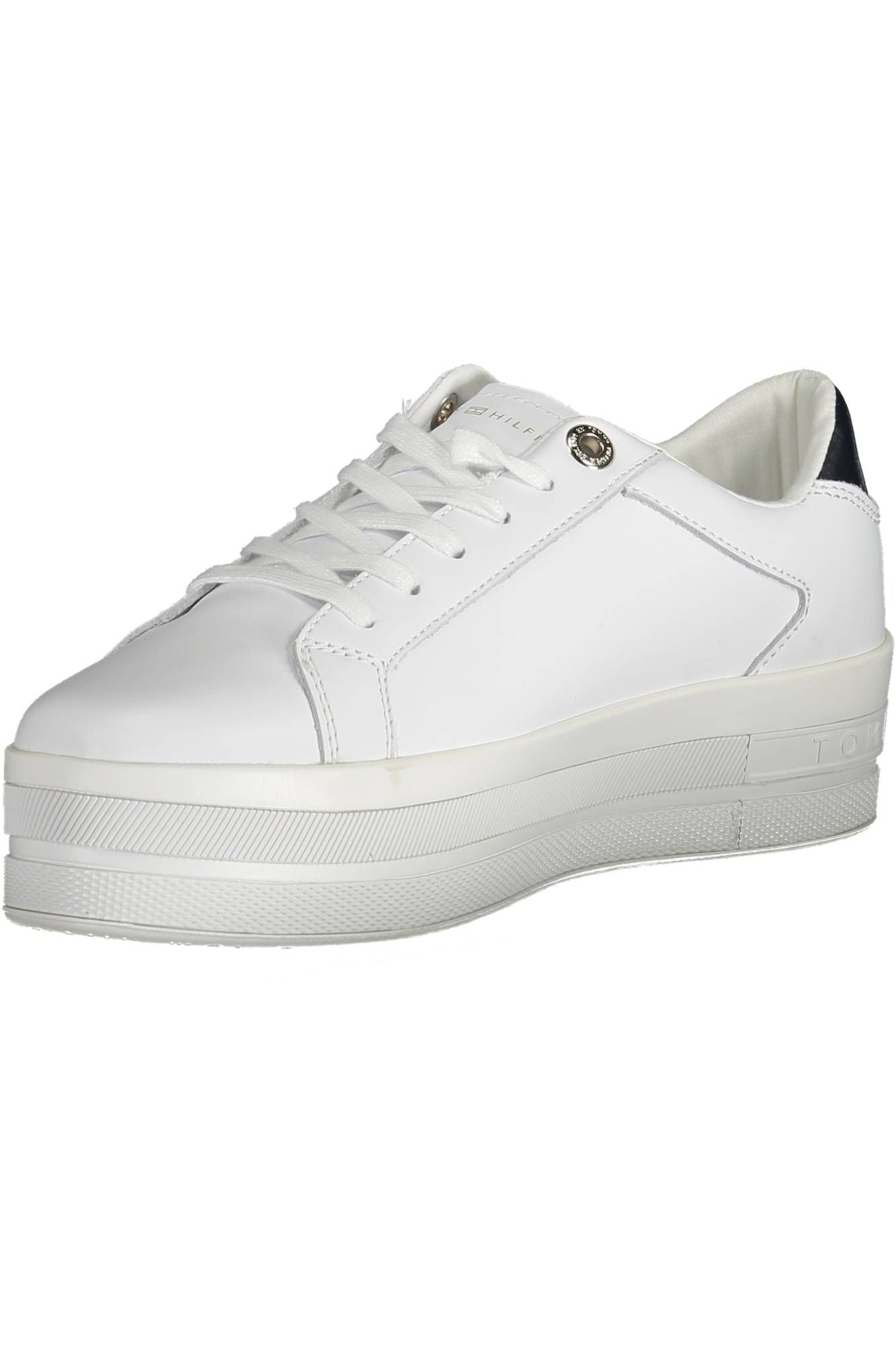 Tommy Hilfiger hvid polyethylen sneaker til kvinder