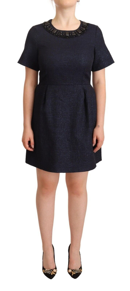 L'Autre valgte Elegant A-Line udsmykket minikjole
