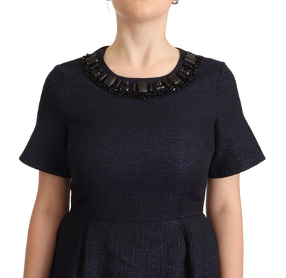 L'Autre valgte Elegant A-Line udsmykket minikjole