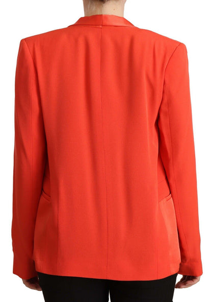 CO|TE Elegant Orange Overcoat Long Sleeves Jacket