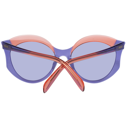 Emilio Pucci Elegant Purple Butterfly Sunglasses