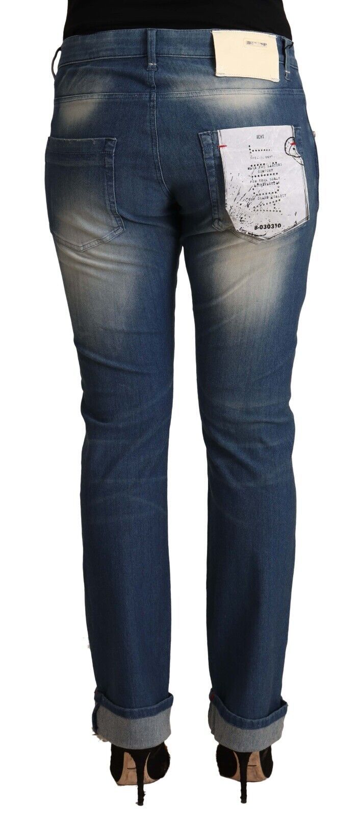 Acht Chic skinny denim jeans med mellemtalje