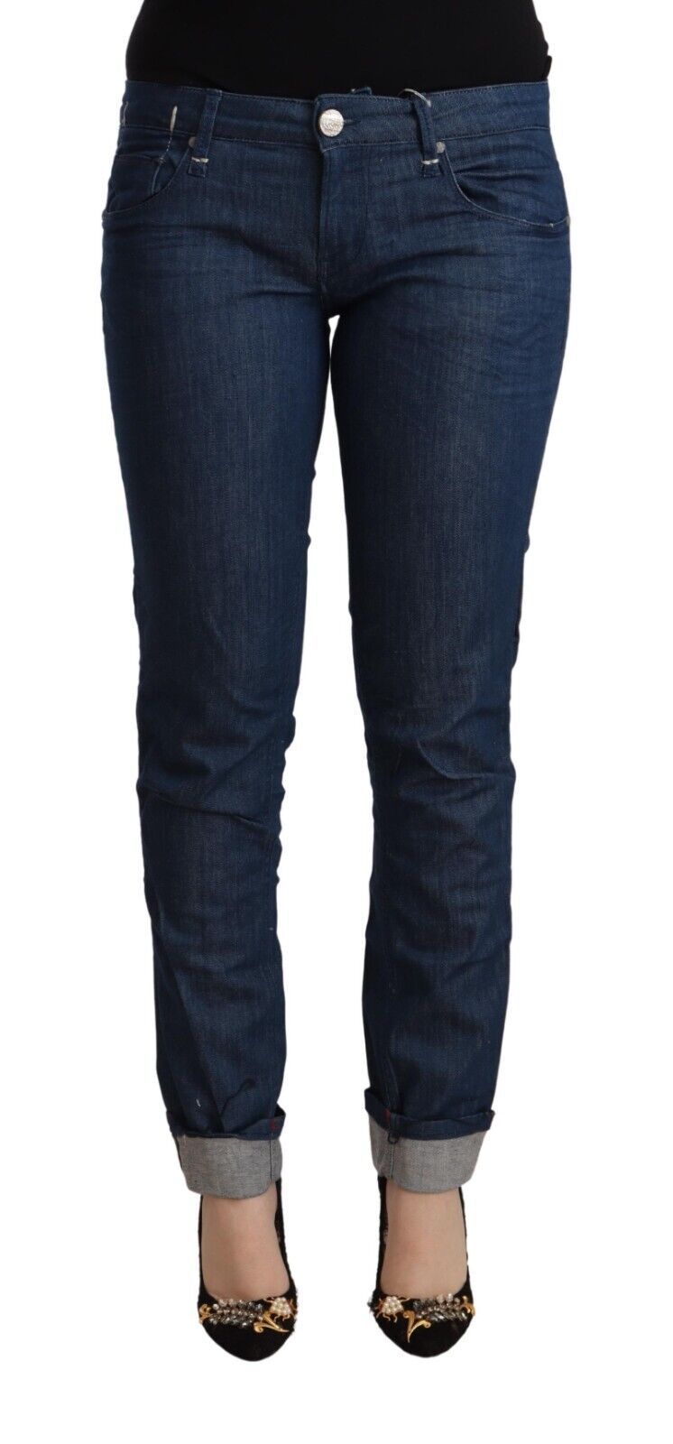 Acht slank lavtaljet skinny denim