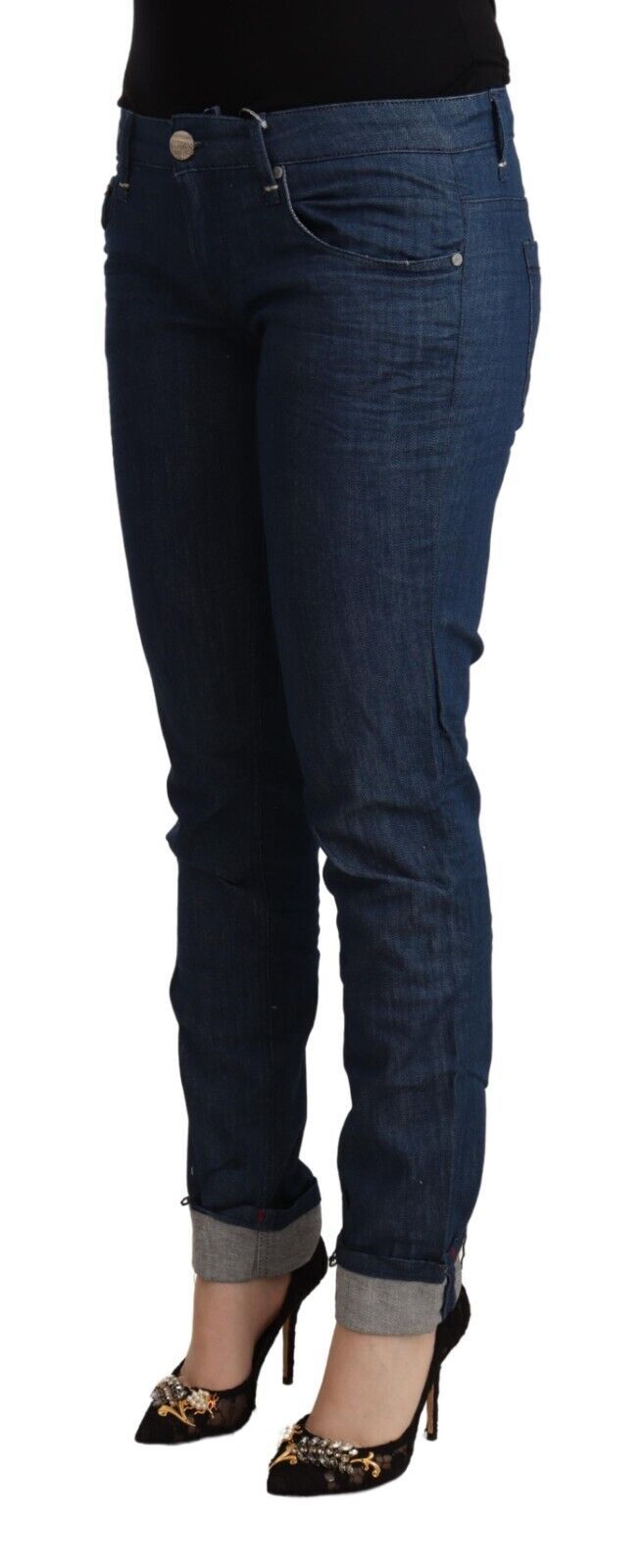 Acht slank lavtaljet skinny denim