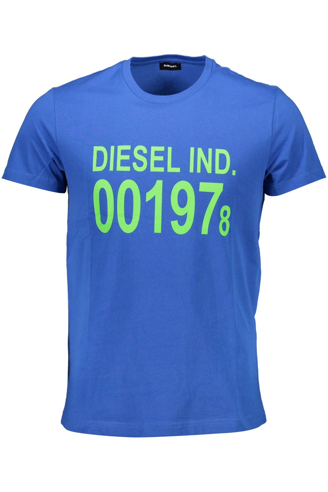 Diesel blå bomuld herre T-shirt