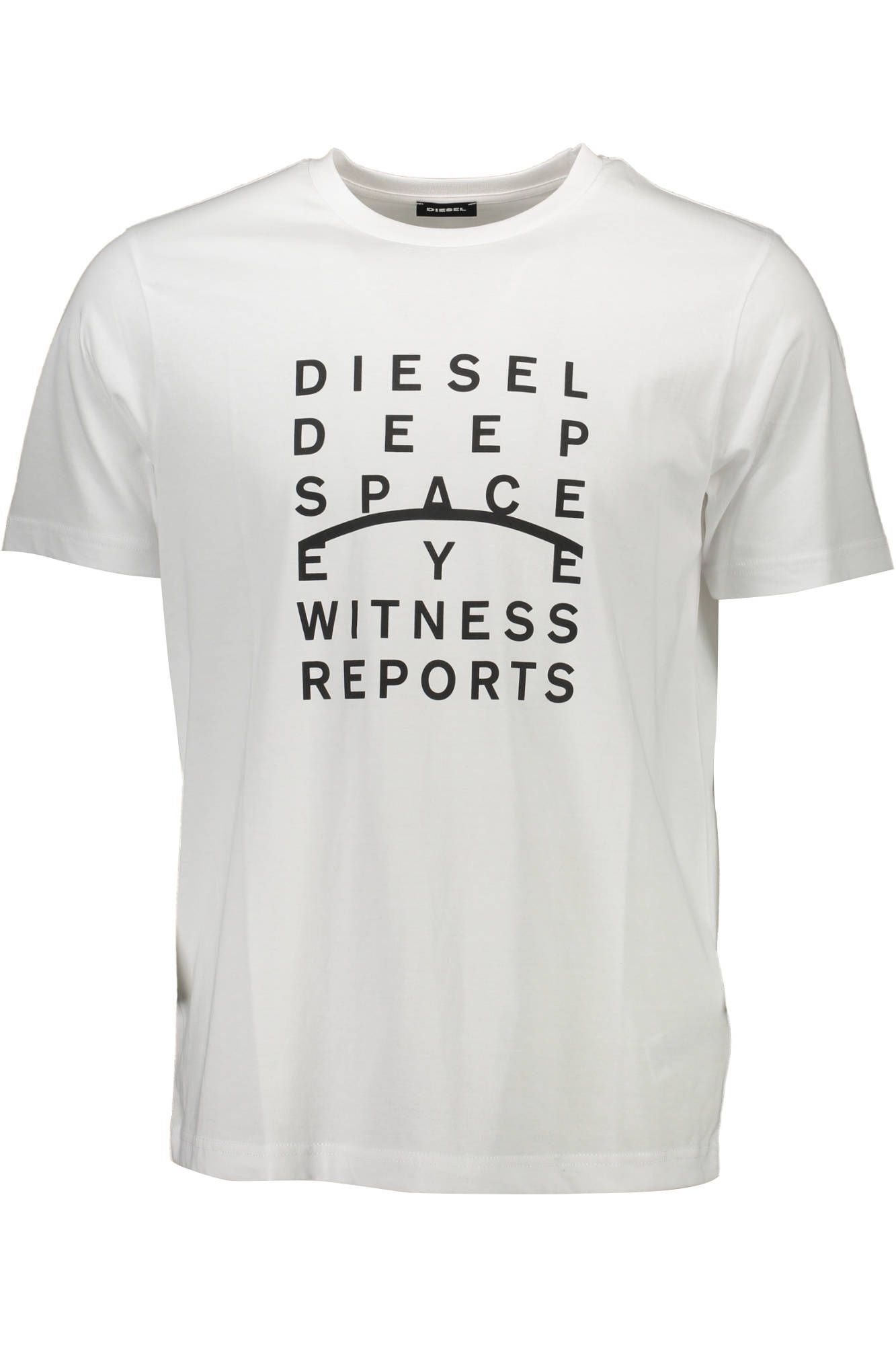 Diesel hvid bomuld herre T-shirt