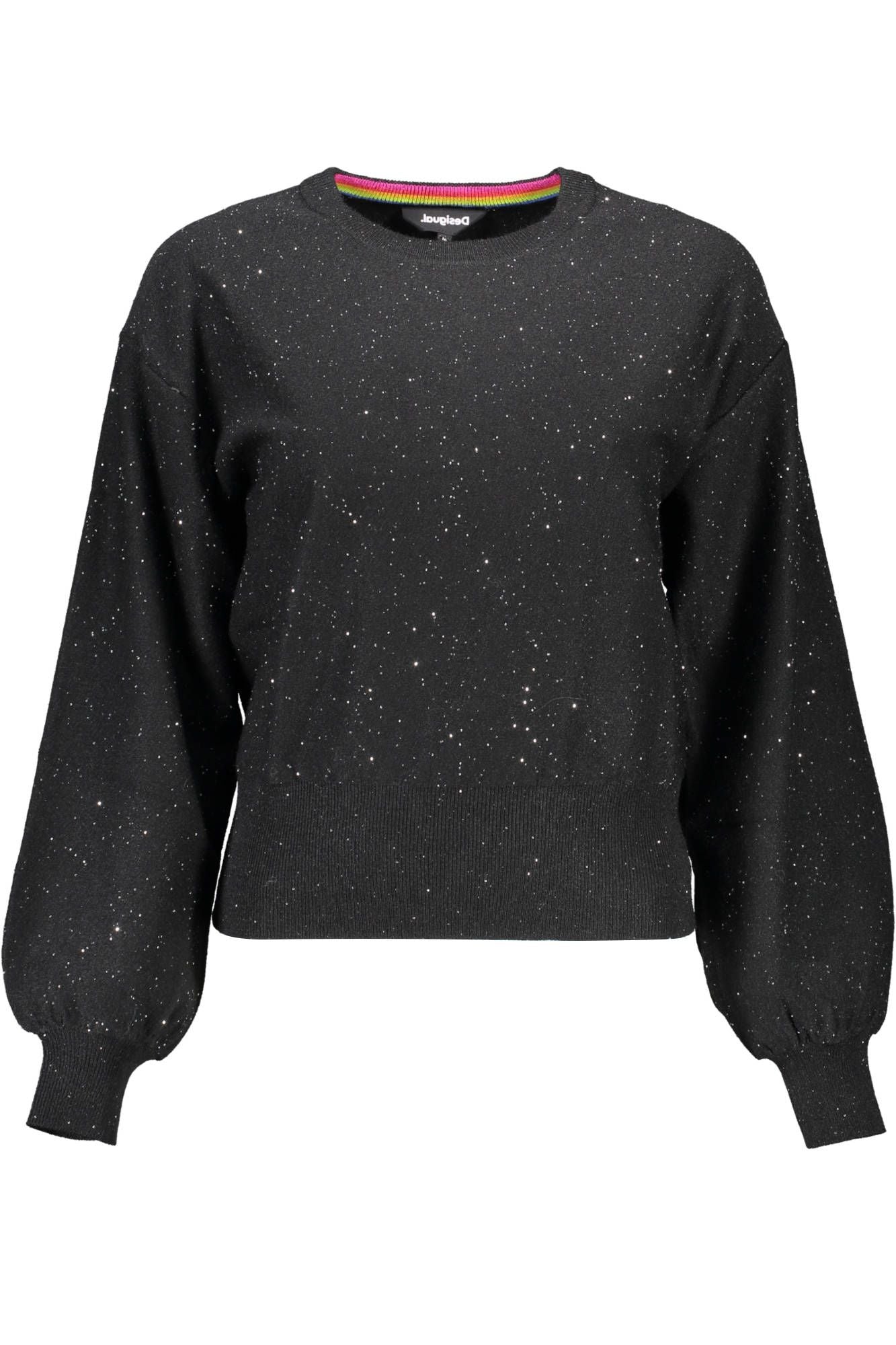 Desigual sort polyester sweater til kvinder