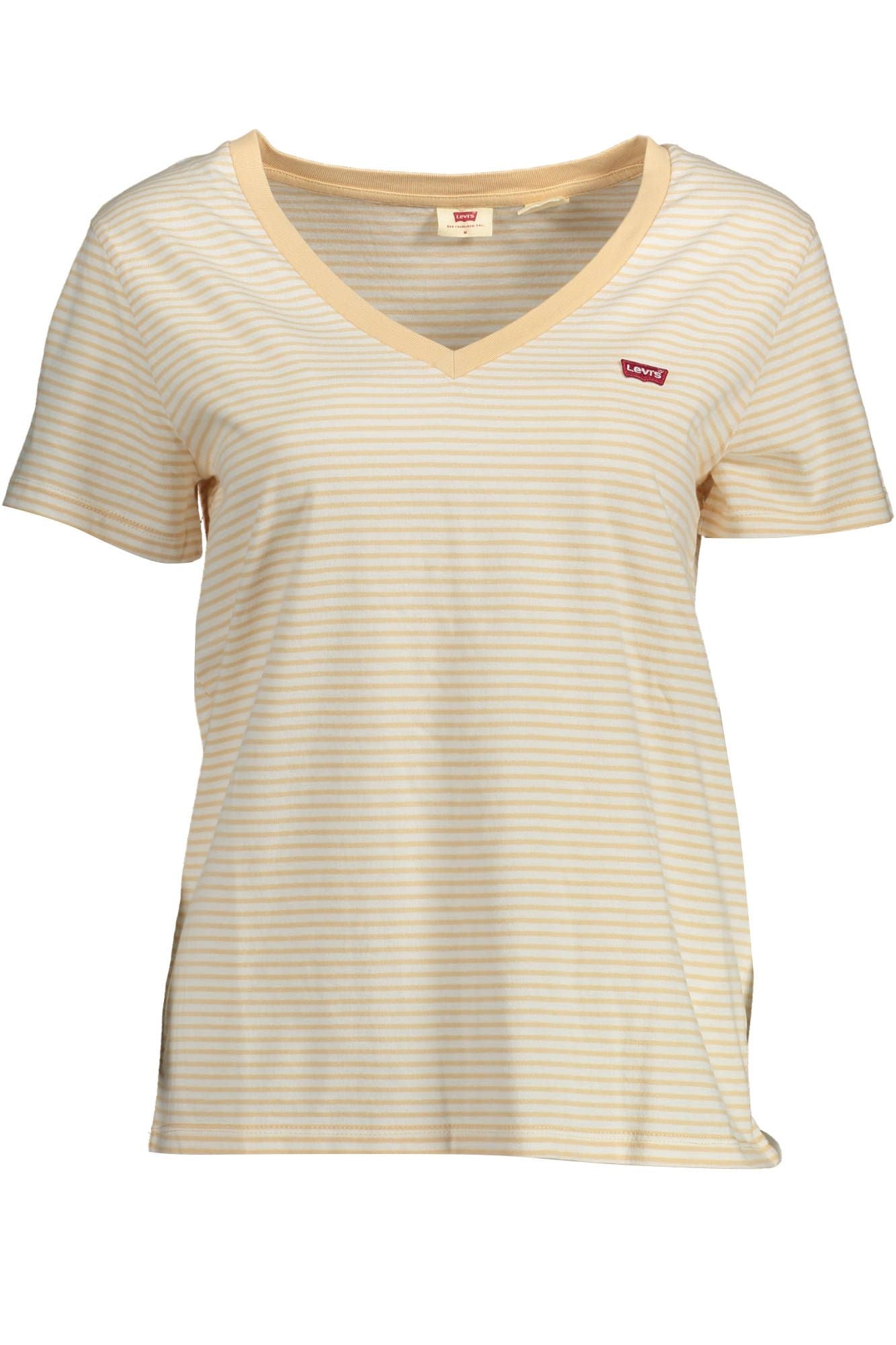 Levi's beige bomuld T-shirt til kvinder