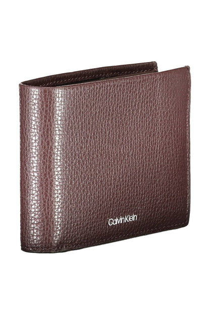 Calvin Klein Brown Leather Men Wallet