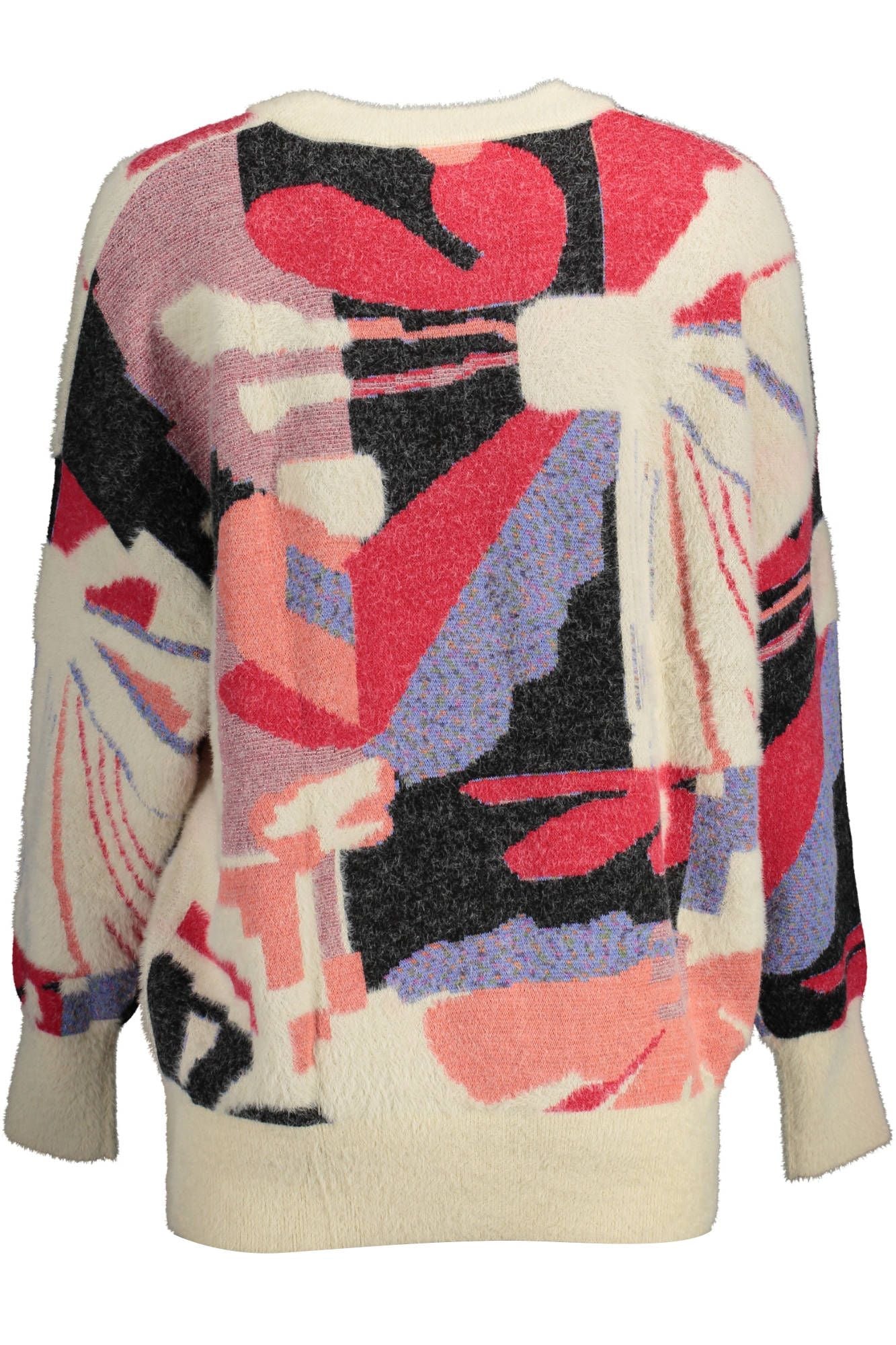 Desigual hvid viskose sweater til kvinder