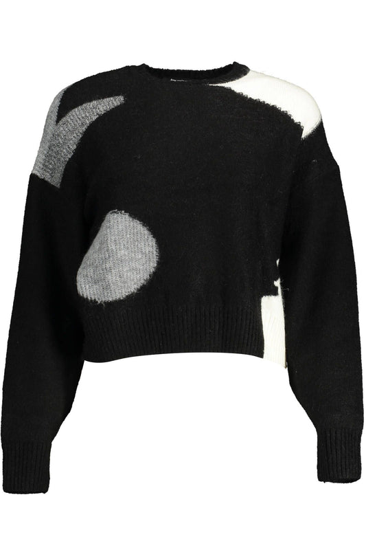 Desigual sort akryl sweater til kvinder