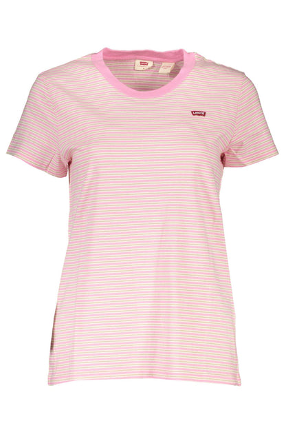 Levi's Pink bomuld T-shirt til kvinder