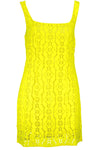 Desigual Yellow Polyester Women Sleeveless Dress