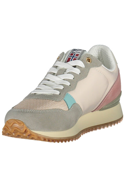 Napapijri Pink Polyester Sneaker til kvinder