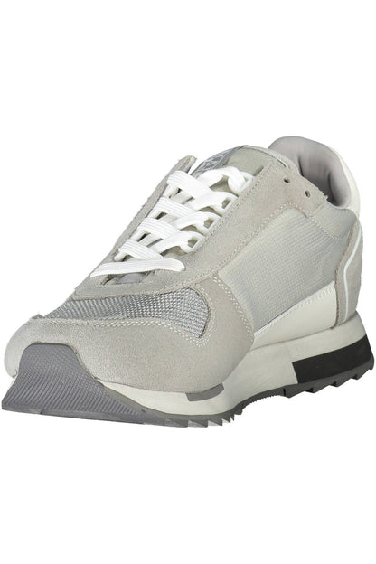 Napapijri Gray Polyester Men Sneaker