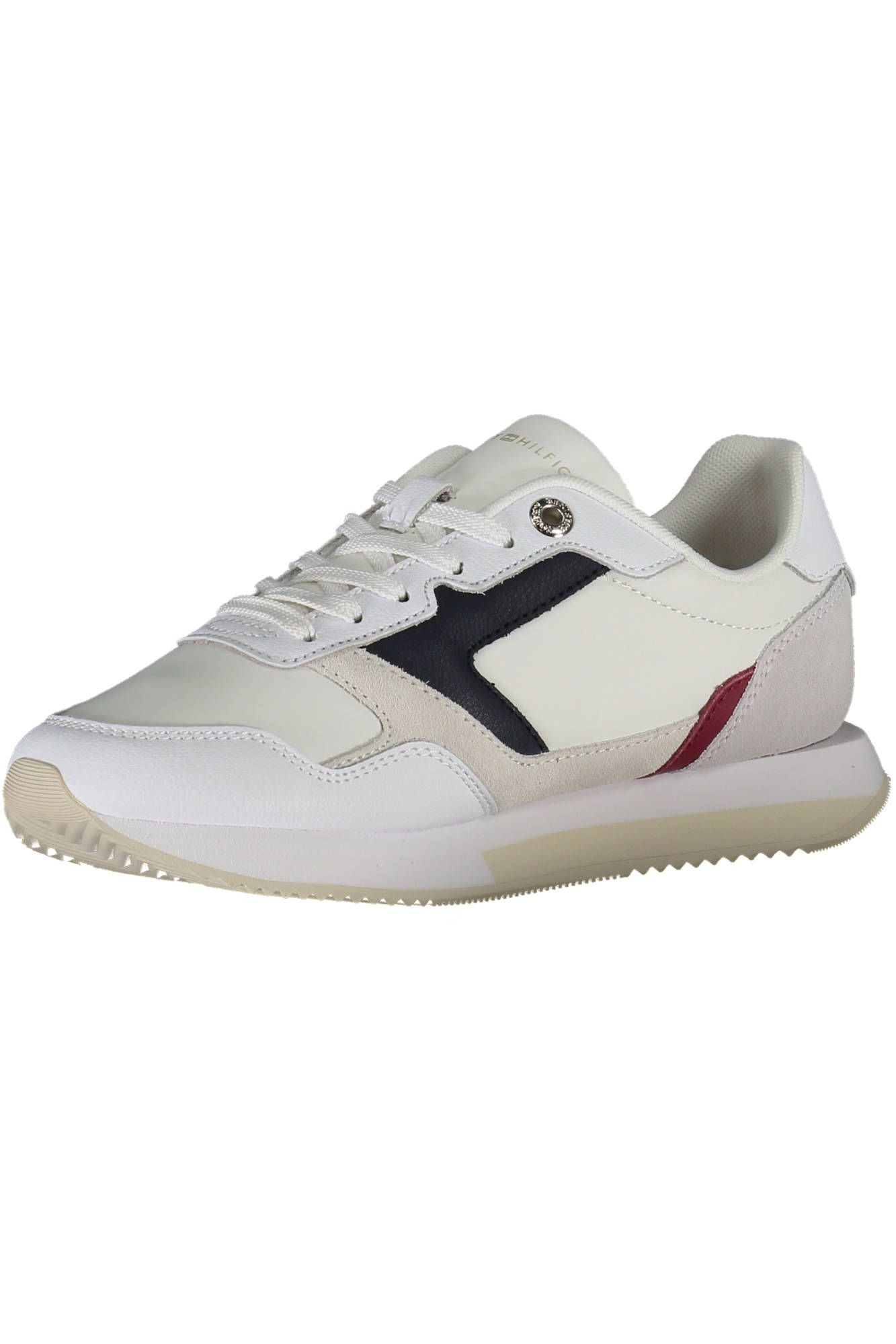 Tommy Hilfiger Hvid Læder Sneaker til kvinder