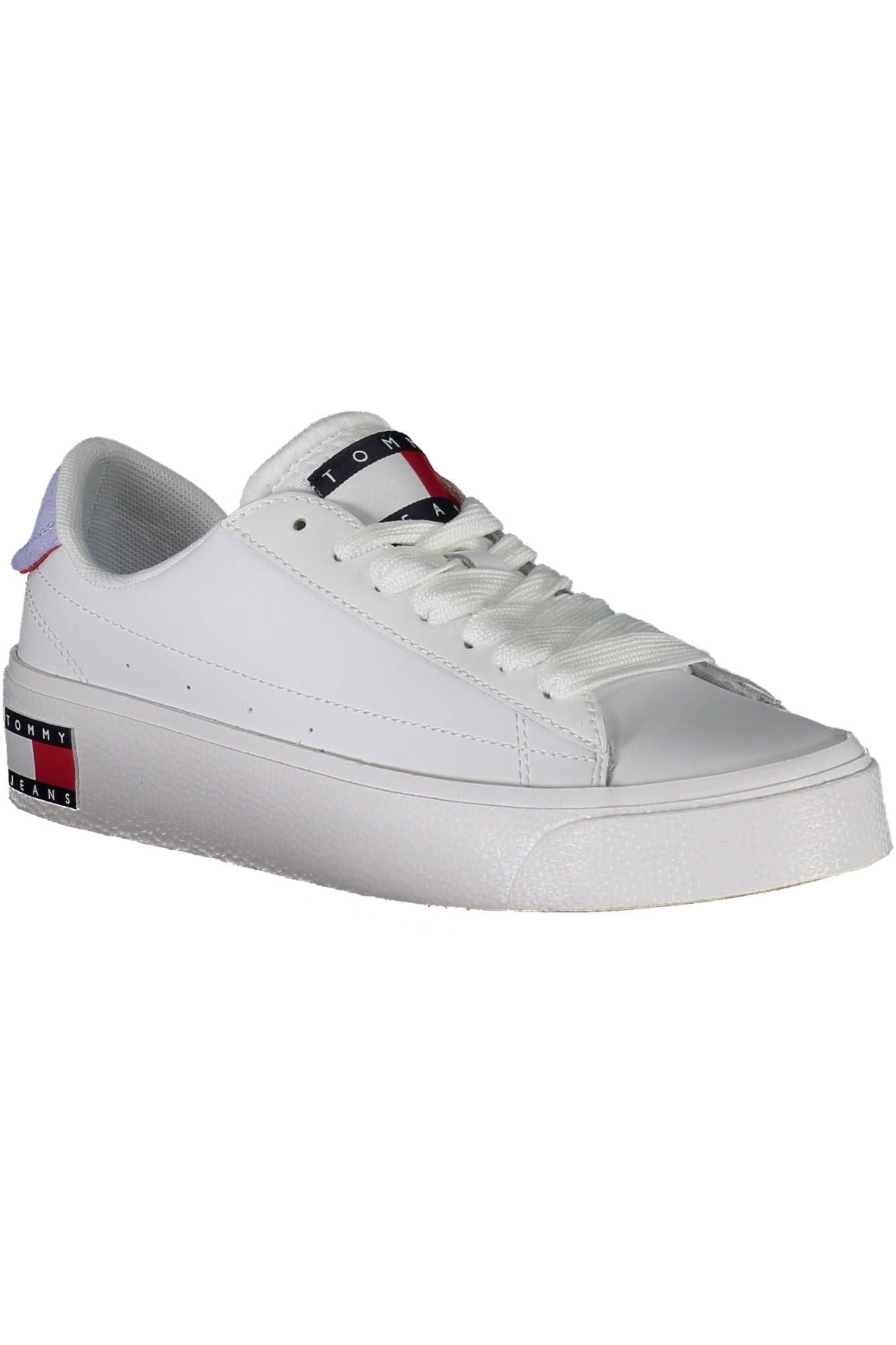 Tommy Hilfiger Hvid Læder Sneaker til kvinder