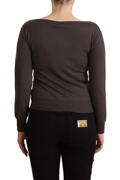 John Galliano Elegant Uld Langærmet Sweater