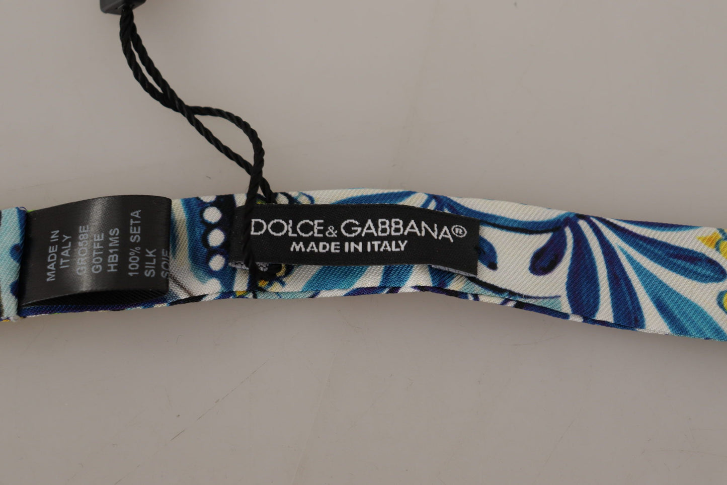 Dolce &amp; Gabbana Majolica Print silkesløjfe