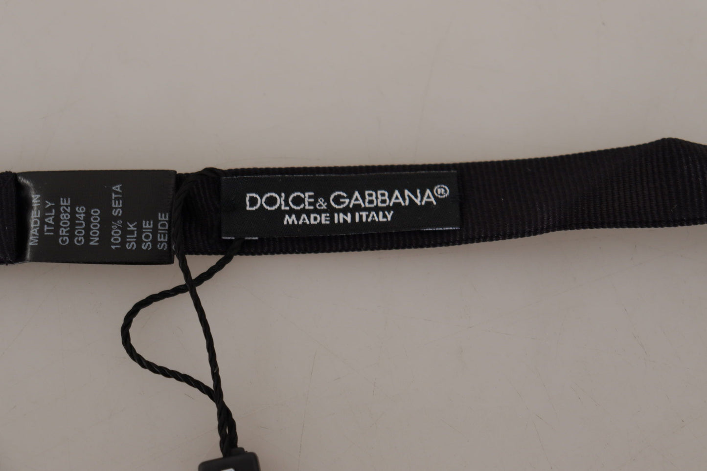 Dolce &amp; Gabbana elegant sort silkesløjfe