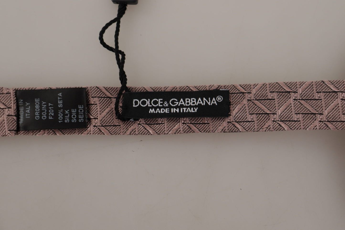 Dolce &amp; Gabbana Elegant silkegrå sløjfe - Formalwear til mænd