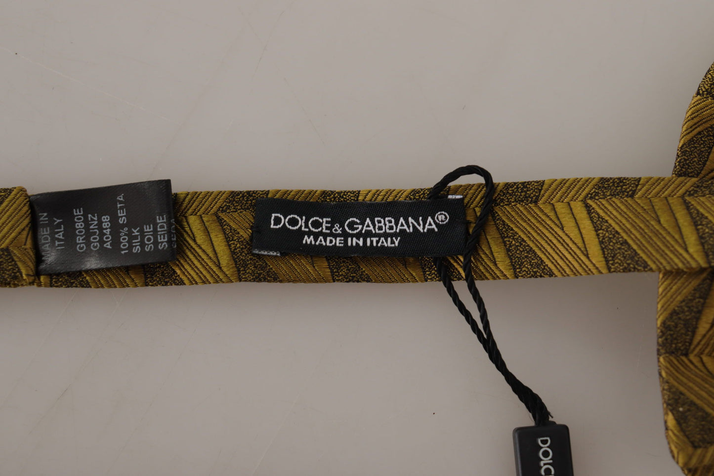 Dolce &amp; Gabbana elegant guldsilkesløjfe