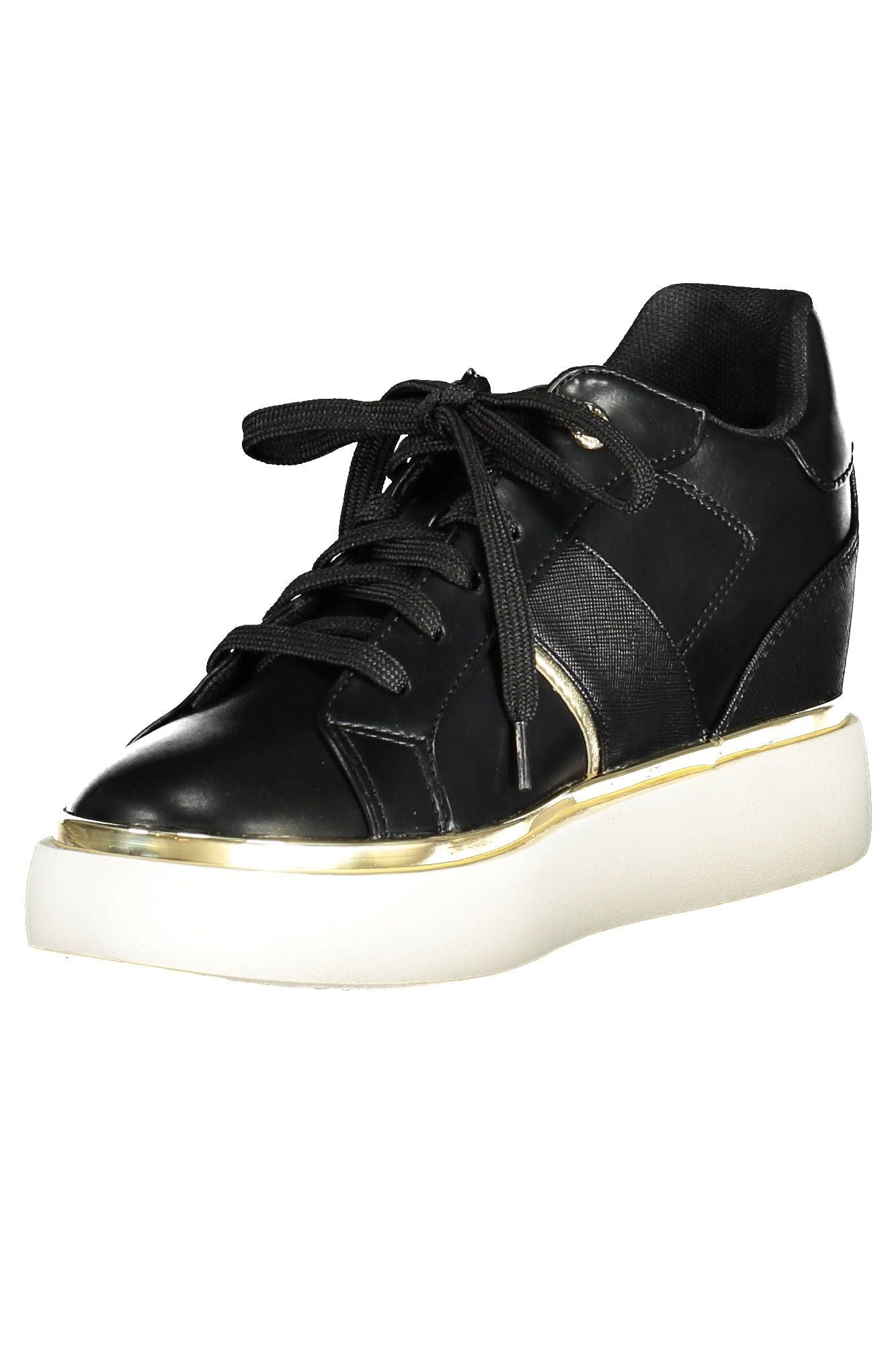 US POLO ASSN. Sort polyester sneaker til kvinder