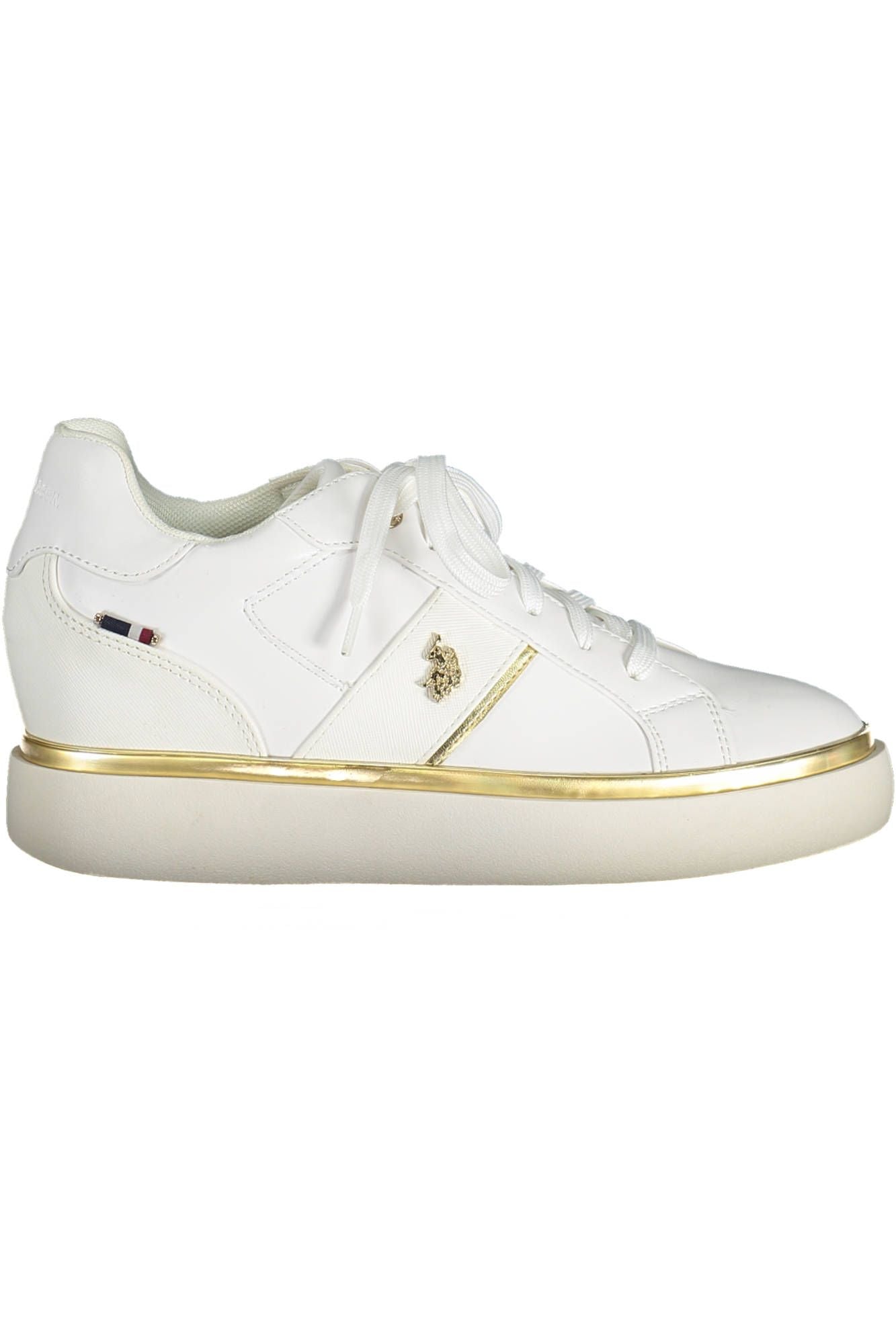 US POLO ASSN. Hvid polyester sneaker til kvinder