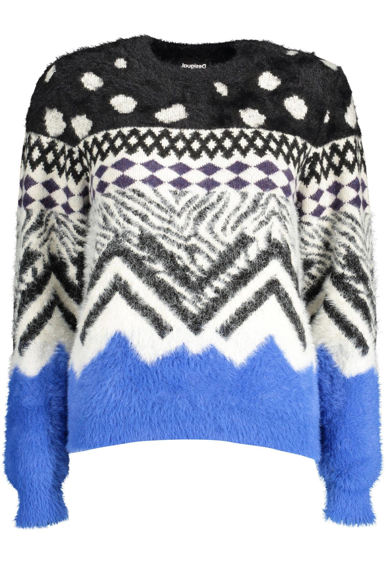 Desigual sort polyamid sweater til kvinder