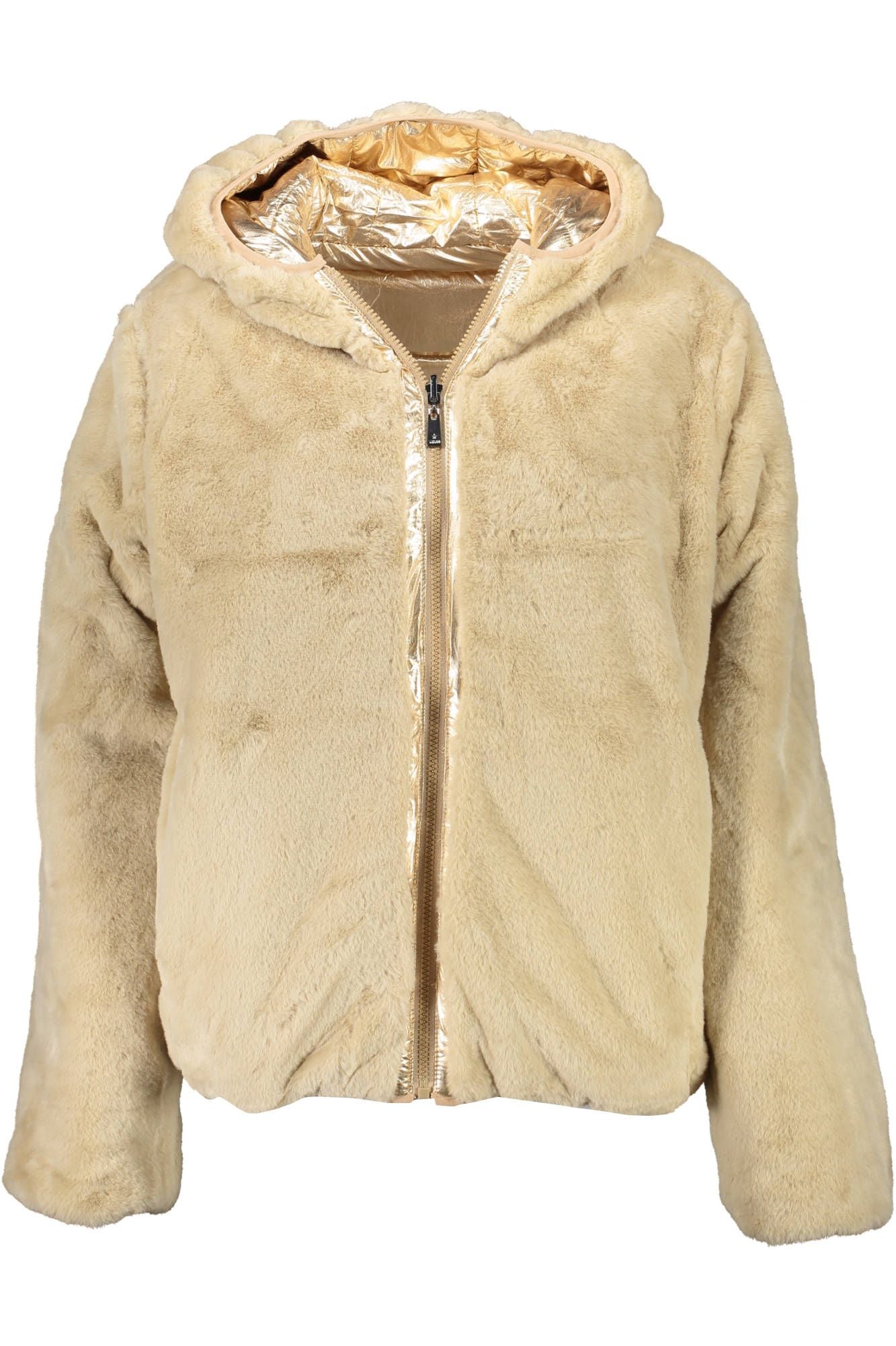 U.S. POLO ASSN. Gold Nylon Women Jacket