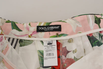 Dolce &amp; Gabbana Blomsterprintede højtaljede hotpants shorts