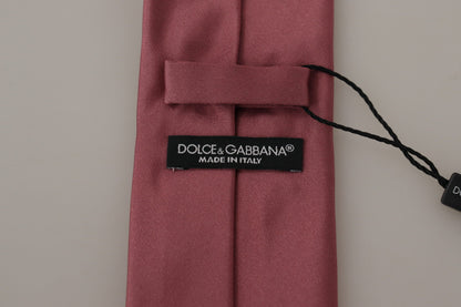 Dolce &amp; Gabbana elegant pink silkesløjfe