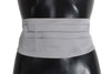 Dolce & Gabbana Elegant Silk Grey Cummerbund