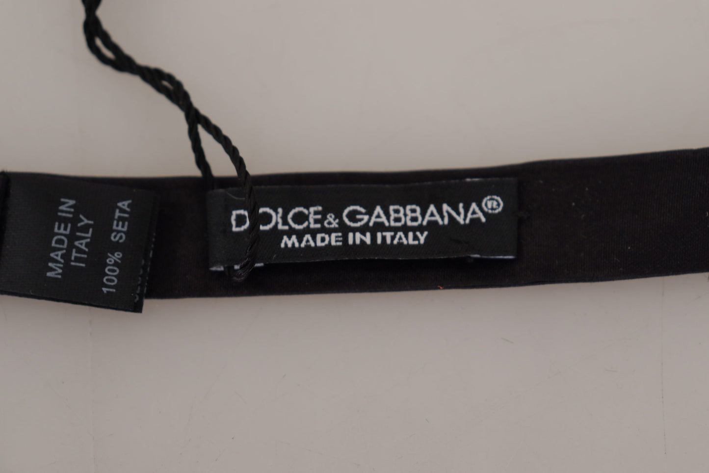 Dolce &amp; Gabbana elegant sort silkesløjfe